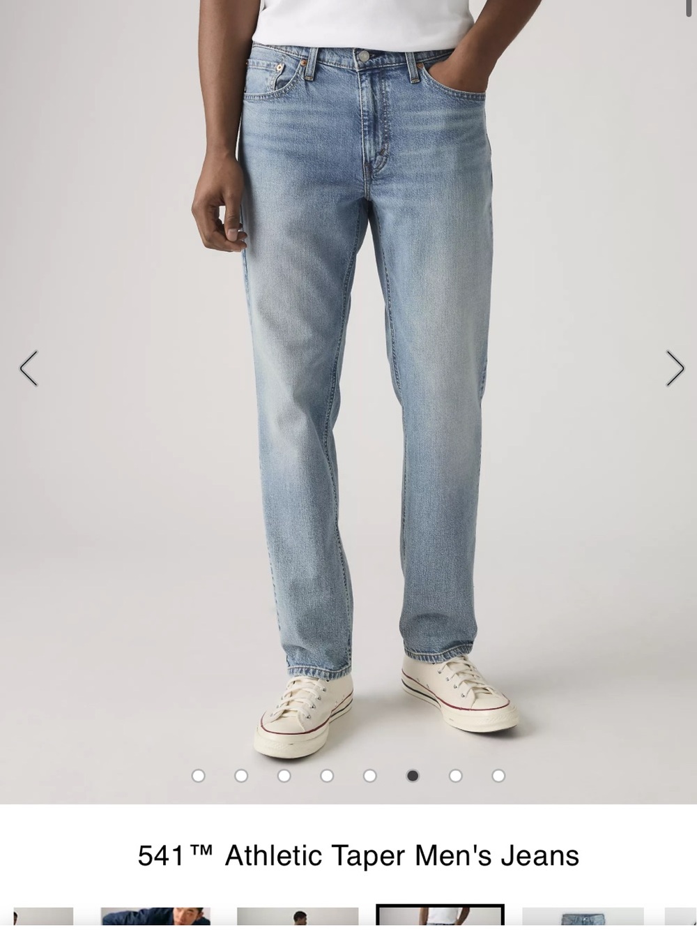 NWT Levi’s 541™ Athletic Taper Men's Jeans - Light Blue 34x32